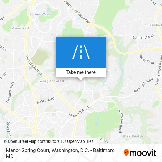 Manor Spring Court map