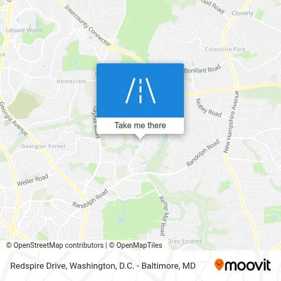 Redspire Drive map