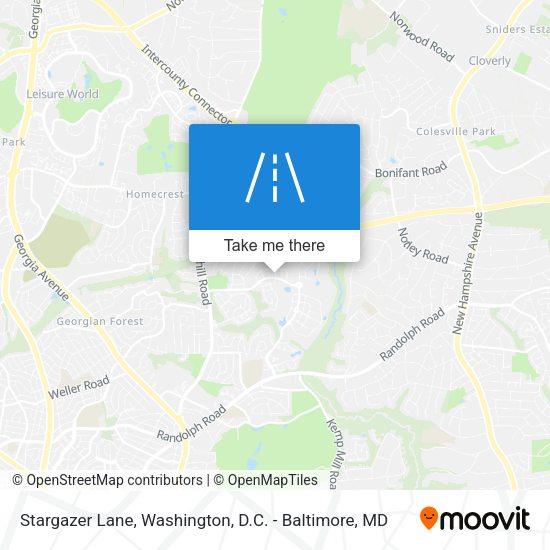 Mapa de Stargazer Lane