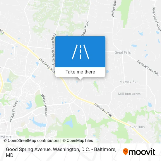 Good Spring Avenue map
