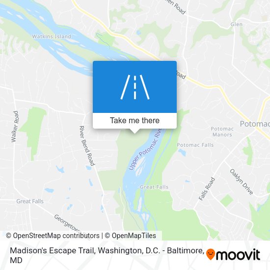 Madison's Escape Trail map