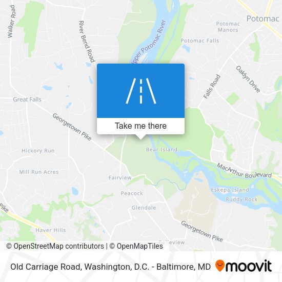 Old Carriage Road map