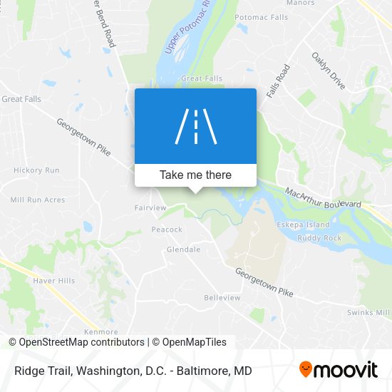 Ridge Trail map