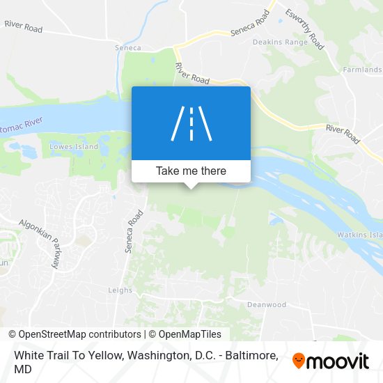White Trail To Yellow map