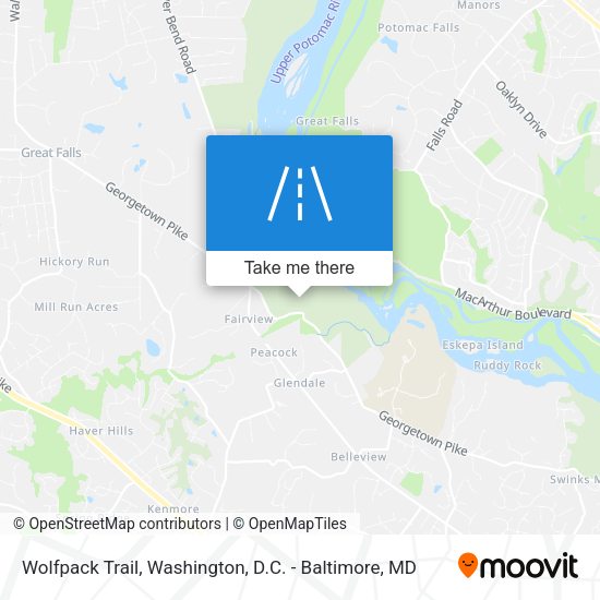 Wolfpack Trail map