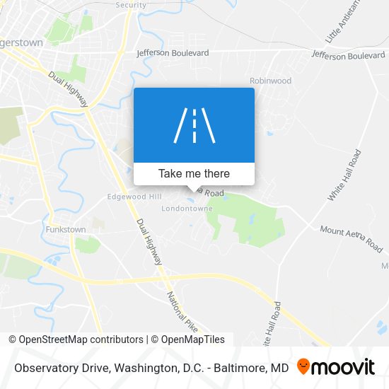 Mapa de Observatory Drive
