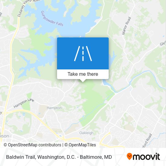 Baldwin Trail map
