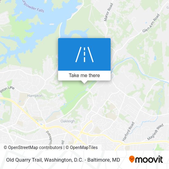 Old Quarry Trail map