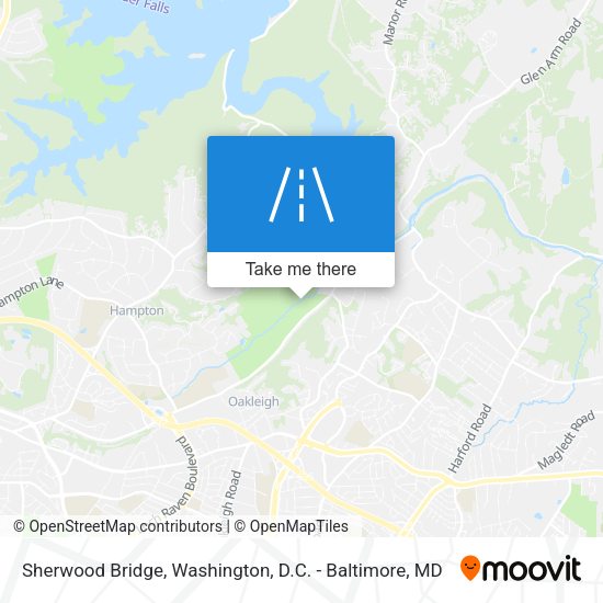 Sherwood Bridge map