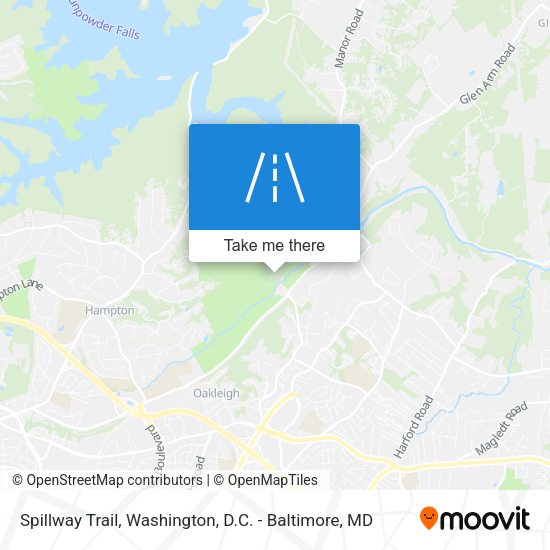 Spillway Trail map