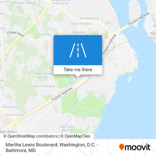 Mapa de Martha Lewis Boulevard