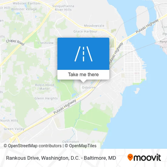 Rankous Drive map
