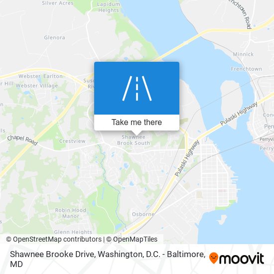 Shawnee Brooke Drive map