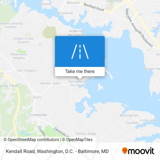 Kendall Road map
