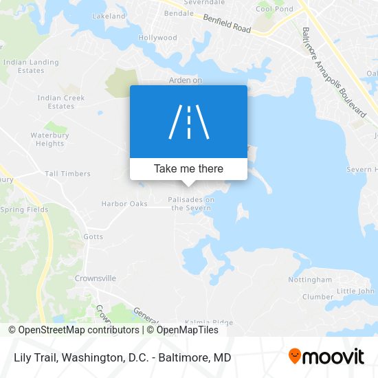Lily Trail map