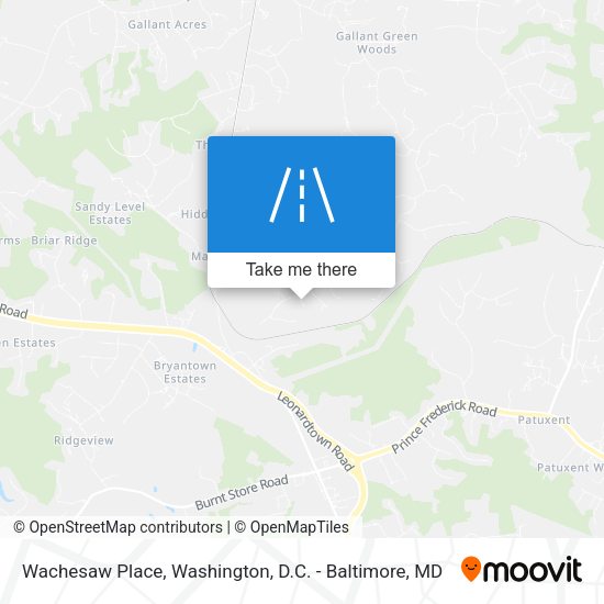 Wachesaw Place map