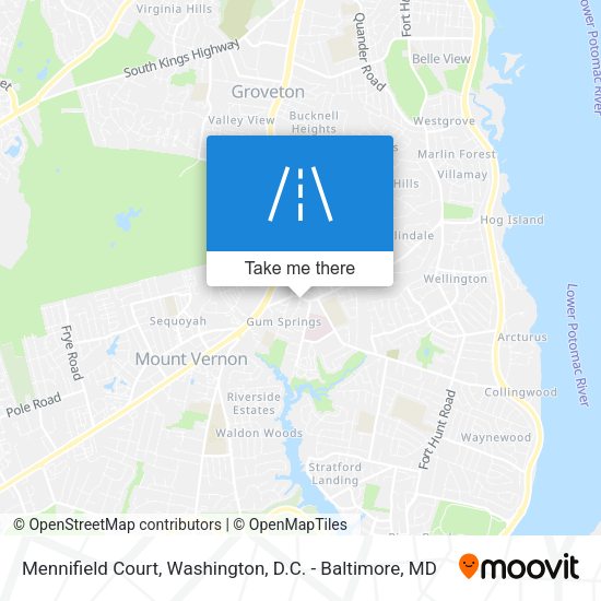 Mapa de Mennifield Court