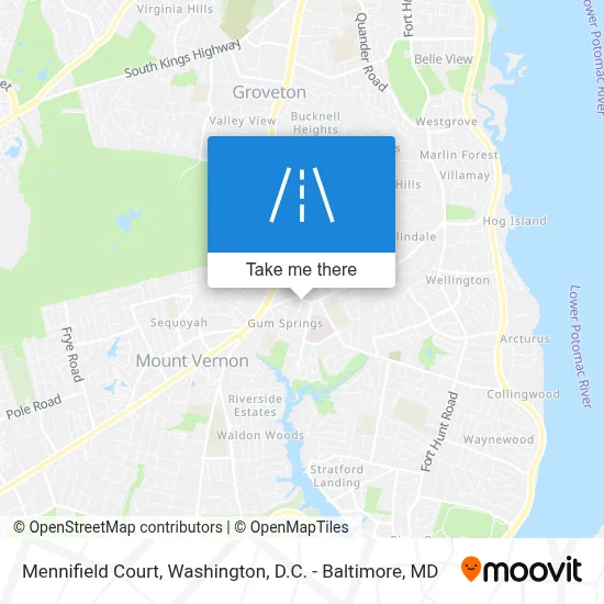 Mennifield Court map
