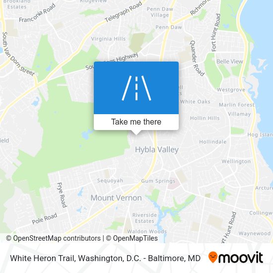 Mapa de White Heron Trail