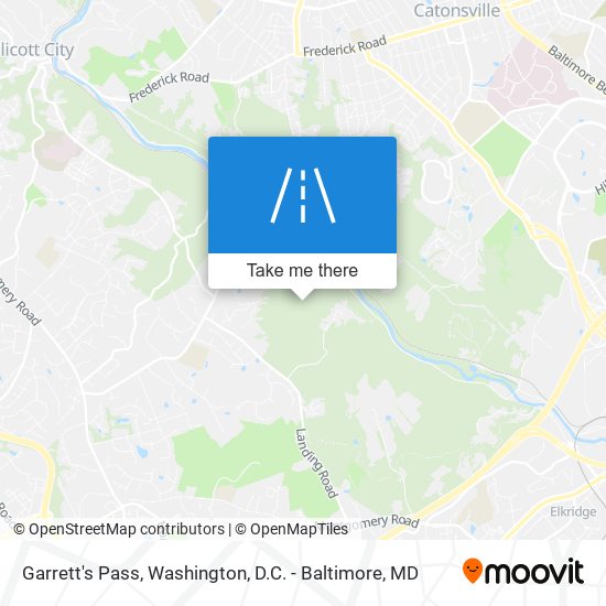Mapa de Garrett's Pass