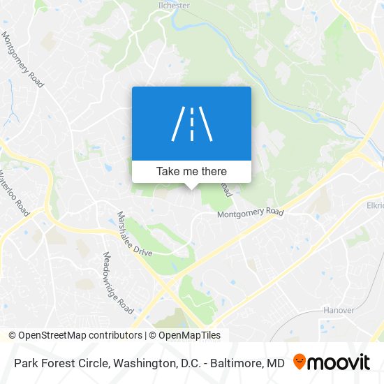 Mapa de Park Forest Circle