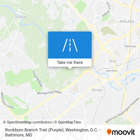 Rockburn Branch Trail (Purple) map
