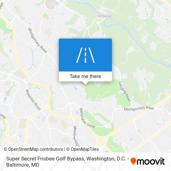 Super Secret Frisbee Golf Bypass map