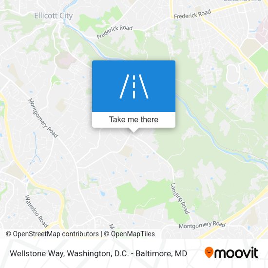 Wellstone Way map