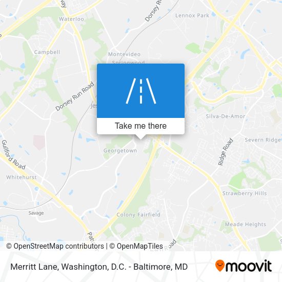 Merritt Lane map