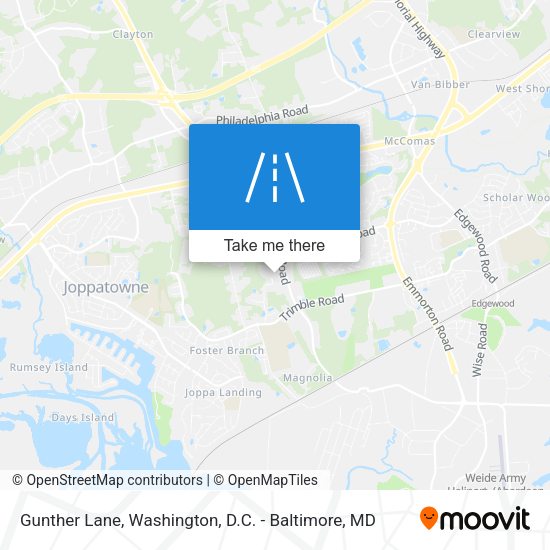 Mapa de Gunther Lane