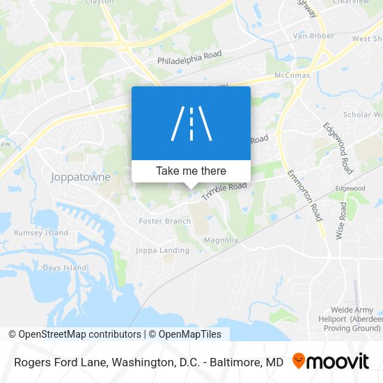 Mapa de Rogers Ford Lane