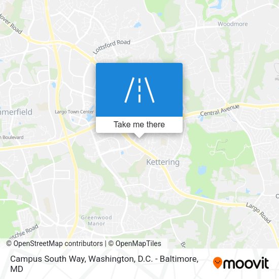 Mapa de Campus South Way
