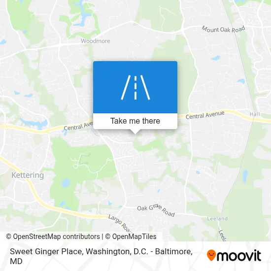 Sweet Ginger Place map
