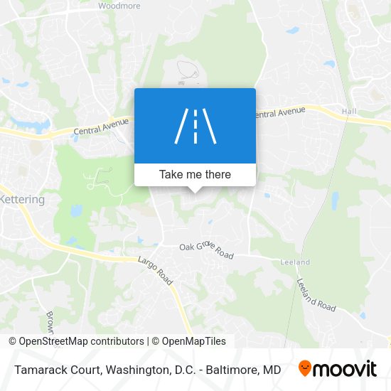 Tamarack Court map