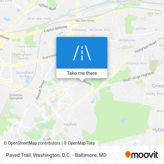 Mapa de Paved Trail