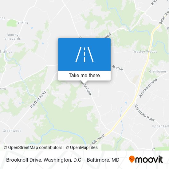Brooknoll Drive map