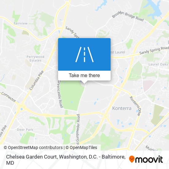 Mapa de Chelsea Garden Court