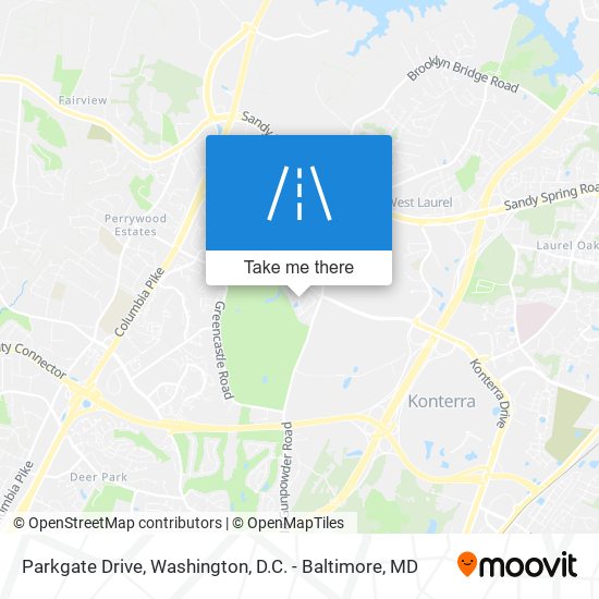 Parkgate Drive map