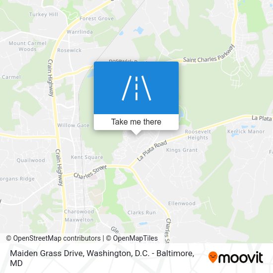 Maiden Grass Drive map