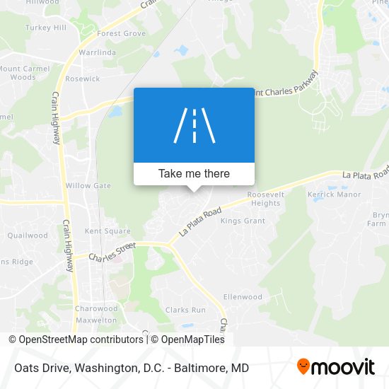 Mapa de Oats Drive