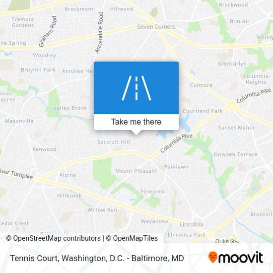 Tennis Court map