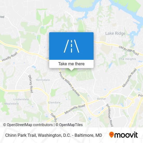 Chinn Park Trail map