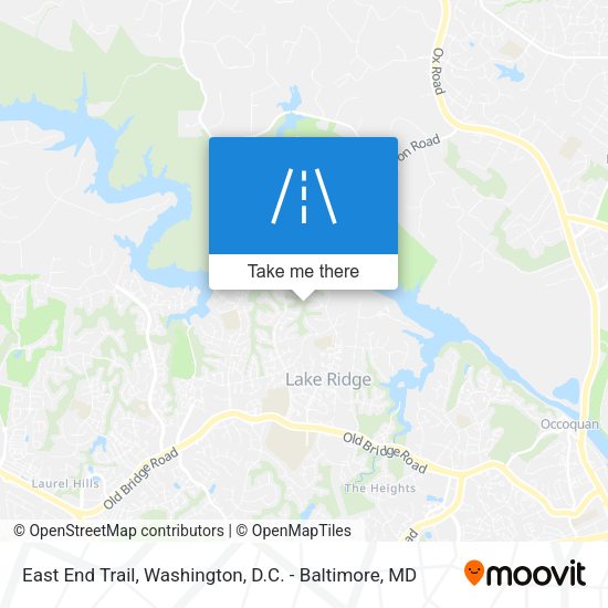 East End Trail map