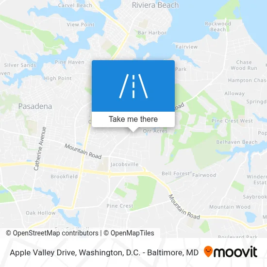 Apple Valley Drive map