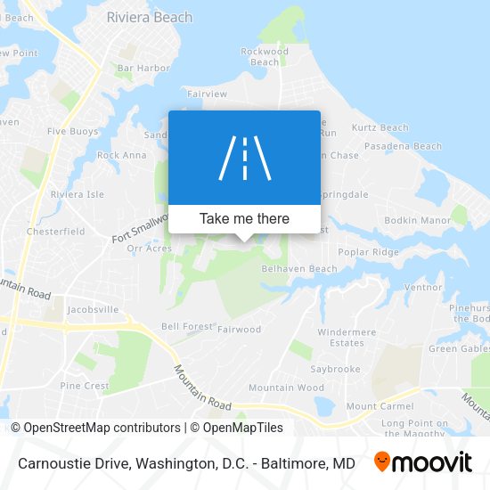 Carnoustie Drive map