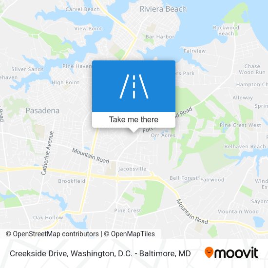 Creekside Drive map