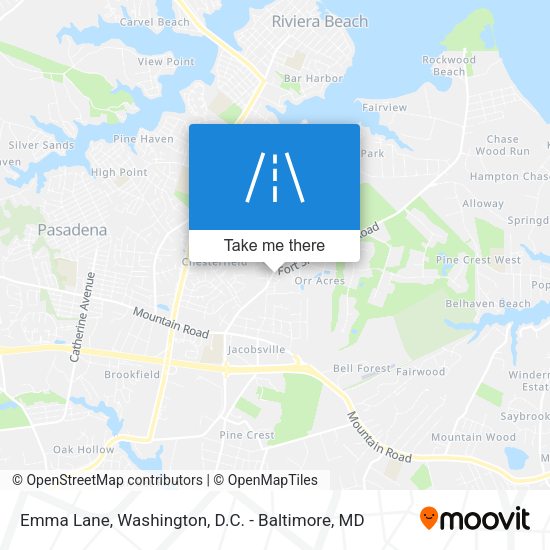 Mapa de Emma Lane
