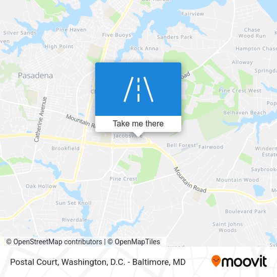 Postal Court map