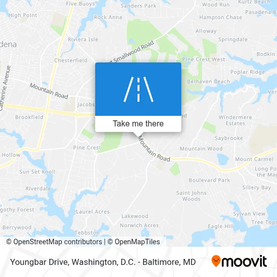 Youngbar Drive map