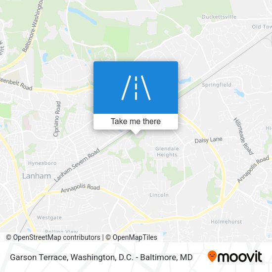 Garson Terrace map